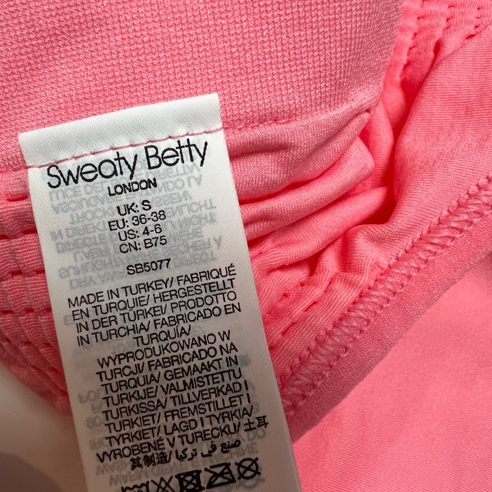 Sweaty Betty Longline Stamina Seamless Sports Bra Calypso Pink Small NWT - Picture 7 of 10